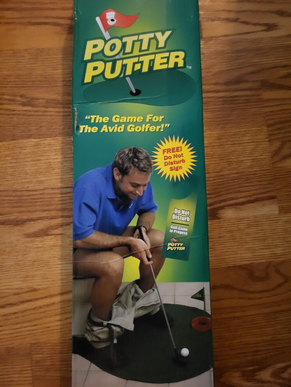 World Wonders Potty Putter Indoor Putting Mat Golf Game - Green